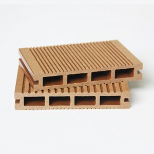 Buite Wood Plastic Saamgestelde Vloer