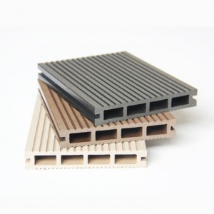 Buite Wood Plastic Saamgestelde Vloer