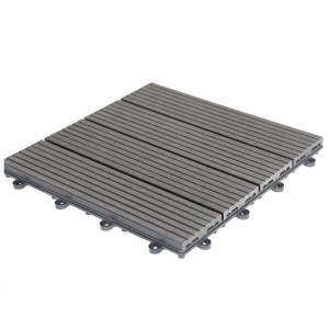 WPC Interlocking Decking ფილები Click Tile