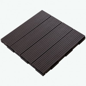 WPC DIY decking ટાઇલ 30x30cm ફ્લોરિંગ