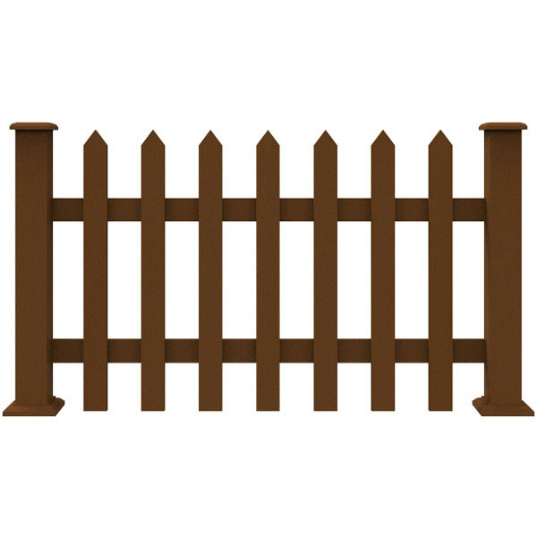 Easy Assembled Non-fading Wpc Garden Fence Featured Image
