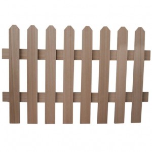 Easy Assembled Non-fading Wpc Garden Fence