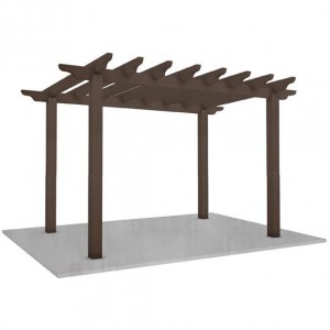 WPC Pergola Plastik Træ Pergola