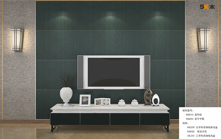 PVC wall panels in free-style DIY  2