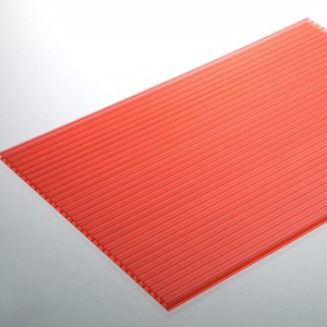 Twin wall polycarbonate sheet